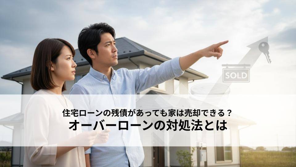 住宅ローンの残債があっても家は売却できる？オーバーローンの対処法とは