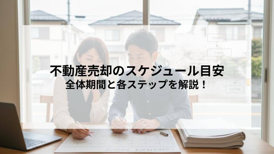 不動産売却のスケジュール目安とは？全体期間と各ステップを解説！