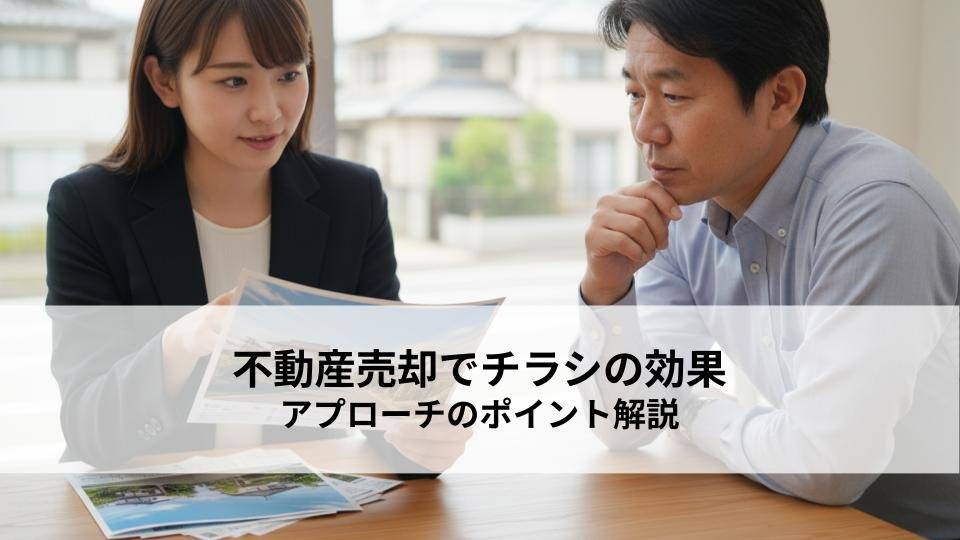 不動産売却でチラシは効果がある？地域住民への周知と潜在顧客アプローチのポイント解説