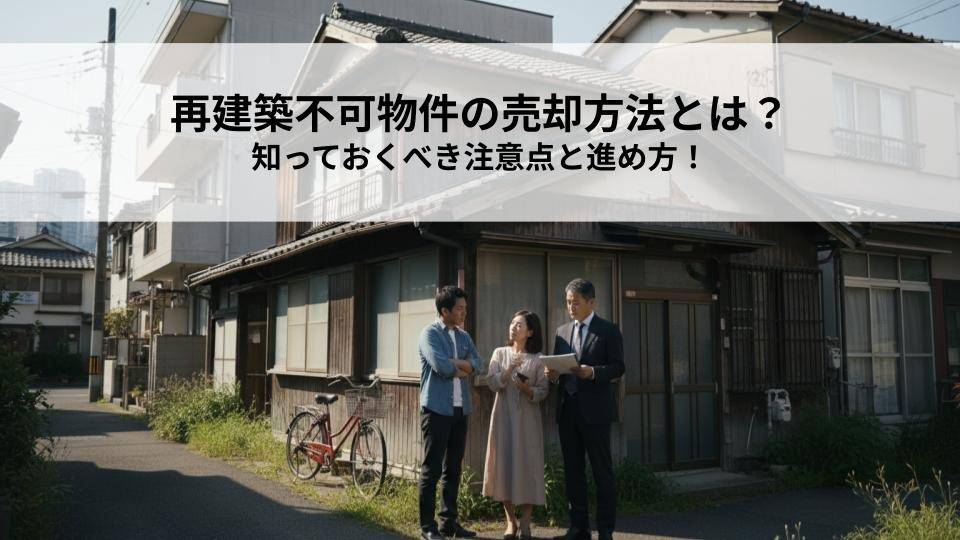 再建築不可物件の売却方法とは？知っておくべき注意点と進め方！