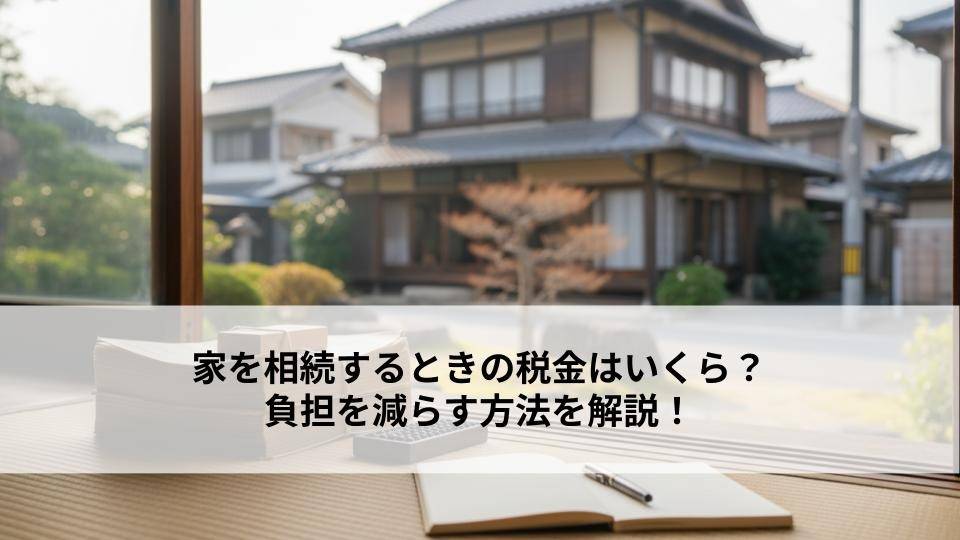 家を相続するときの税金はいくら?負担を減らす方法を解説!